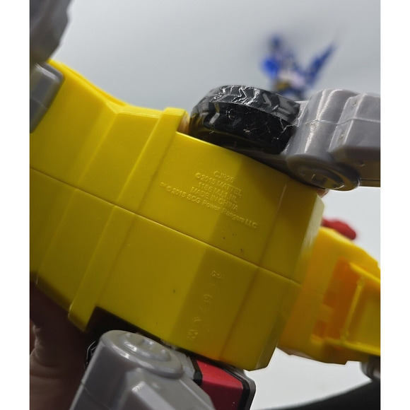 Lot of 3 VTG Black Blue Mighty Morphin Power Rangers with Sabertooth Tiger Zord - Picture 7 of 9